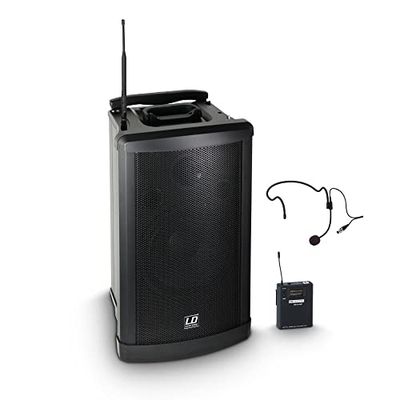 LD Systems Roadman 102 HS B5 - Altoparlante PA portatile con microfono a mano, 584 - 607 MHz