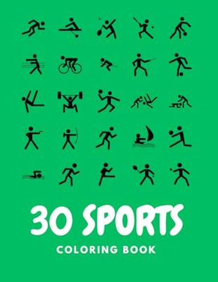30 SPORTS COLORING BOOK