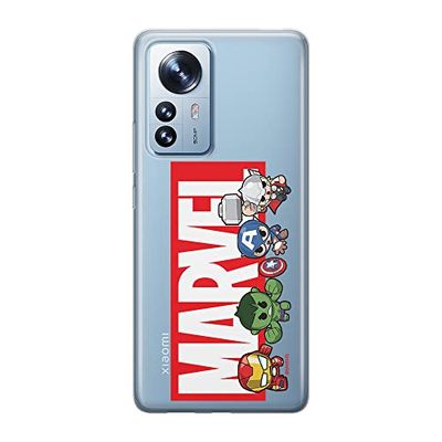 ERT GROUP mobiel telefoonhoesje voor Xiaomi 12 PRO origineel en officieel erkend Marvel patroon 010 optimaal aangepast aan de vorm van de mobiele telefoon, gedeeltelijk bedrukt