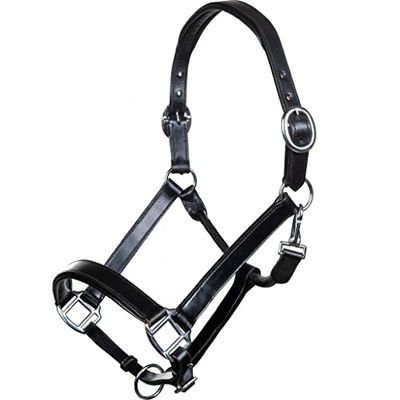 HKM Economic Licol en Cuir 9100 Noir Poney
