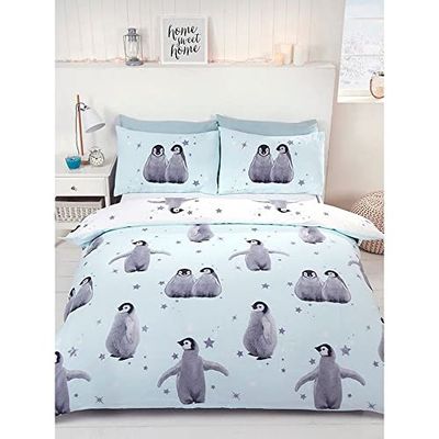 Rapport Conjunto de edredão pinguins com estrelas, gelo, solto