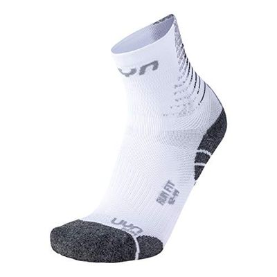 UYN Run Fit Socks Homme, Blanc/Gris Perle, 35-38