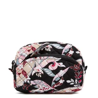 Vera Bradley Damska torba Sac de Voyage en Coton Recyclé Overnight Duffel, jeden rozmiar, Botaniczny Paisley, Jeden rozmiar, Bawełniany mini organizer na kosmetyki do makijażu