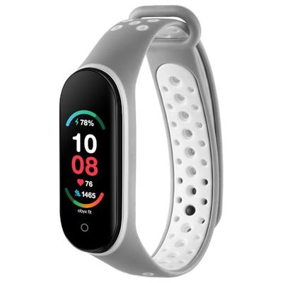 ABYX Montre Connectee Fit Lime Grey