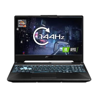 TUF Gaming A15 Windows 11 Laptop, AMD Ryzen 7, GeForce RTX 2050, 144Hz Display, 90Wh Battery