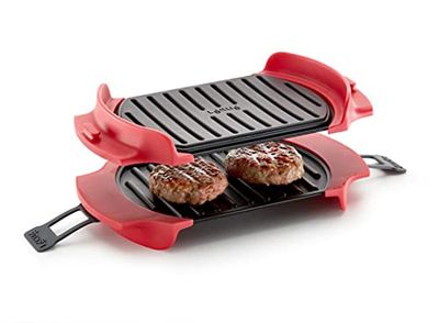 Lekue Microwave Grill, Red, Steel