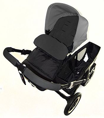 Fotväska/COSY TOES kompatibel med Obaby Travel System barnvagn black jack