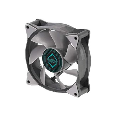 Iceberg Thermal IceGALE Ventilateur de boîtier 80 mm PWM Gris