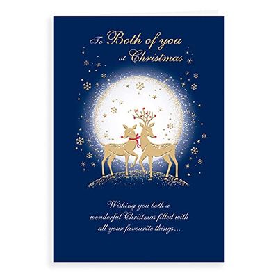 Piccadilly Greetings Regal Publishing C85467 - Tarjeta de Navidad clásica para ambos (22,8 x 15,2 cm)