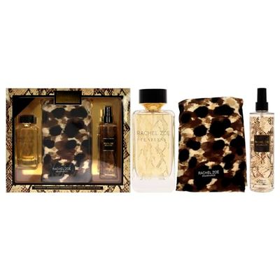 Rachel Zoe Fearless For Women 3 Pc Gift Set 3.4oz EDP Spray, 10oz Body Mist, Scarf