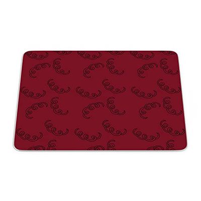 Bonamaison, Tapis de Souris Rectangle Imprimé Numériquement, Fond Antidérapant, pour Bureau et Maison, Taille: 22x18cm