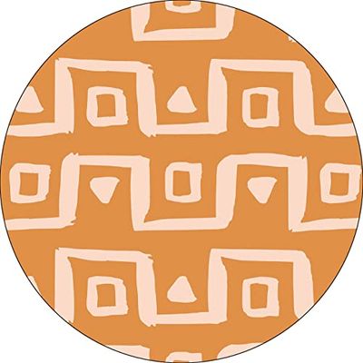 Bonateks, Runt digitalt tryckt musmatta, halkfri undersida, för kontor och hem, diameter: 22 cm