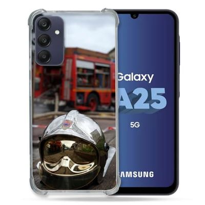 Förstärkt fodral för Samsung Galaxy A25 5G brandman hjälm lastbil