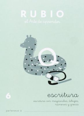 Cuaderno rubio caligrafia nº 6