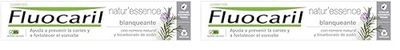 Fluocaril Natur'essence Pasta Dentífrica Anticaries Blanqueante Previene la caries, 96% ingredientes origen natural, Romero y bicarbonato de sodio 75 ml (Paquete de 2)