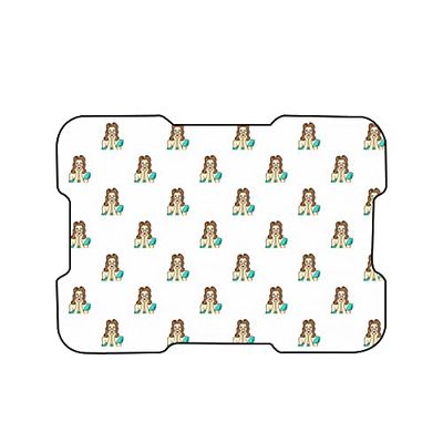 Bonamaison, Digital Printed Mouse Pad, Non-Slip Base, for Office and Home, Size: 22 x 18 cm