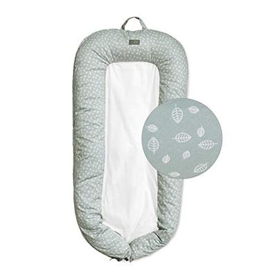 Vinter & Bloom - Nordic Leaf Babynest - Verde Suave