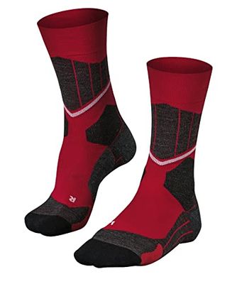 FALKE SC1 M So lana filo funzionale caldi spessi 1 paio, Calzini da sci Uomo, Rosso Lipstick 8000, 42-43