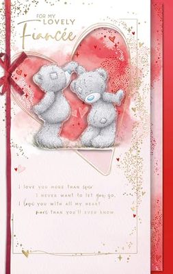 Me To You Bear Lovely Fiancée Valentine's Day Card