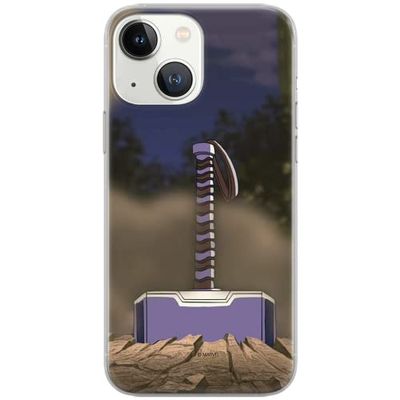 ERT GROUP mobiel telefoonhoesje voor Iphone 13 MINI origineel en officieel erkend Marvel patroon Thor 007 optimaal aangepast aan de vorm van de mobiele telefoon, hoesje is gemaakt van TPU