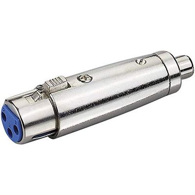 Adaptador XLR de F/RCA de F