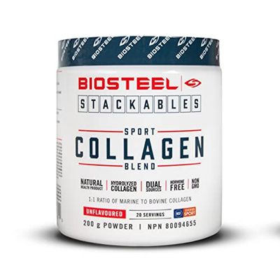 BioSteel Stackables Sport Mélange de collagène hydrolysé sans OGM, 20 portions