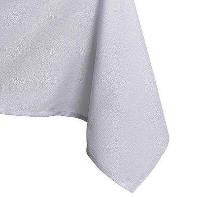 AmeliaHome Nappe de Table Effet Lotus déperlant Polyester Lilas Empire 40x40 cm