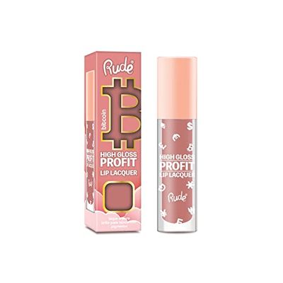 Rude Cosmetics Lacca per labbra High Gloss Profit - Bitcoin per le donne 4,0 g Lip Gloss