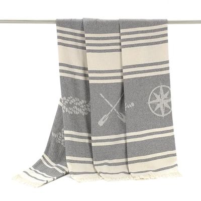 Fouta Maca gris