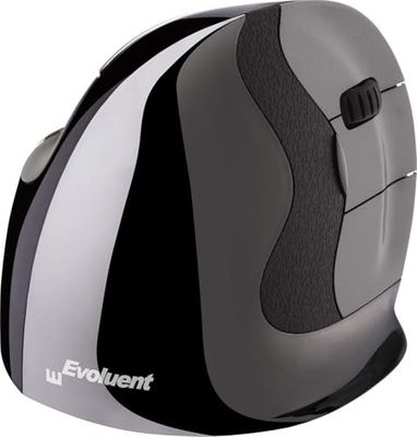 Evoluent VerticalMouse D - Rechtshandig USB draadloos - Klein
