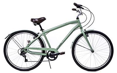Huffy Uomo, Sienna Bici Ibrida, Verde, M