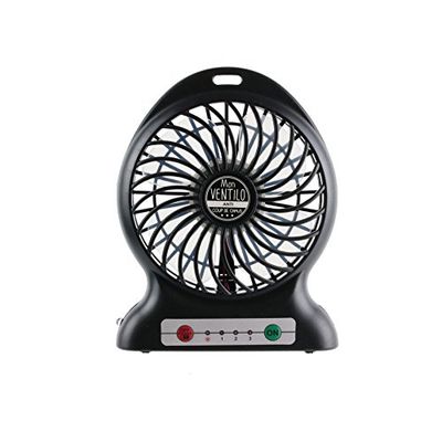 BEMIX HT1595 Ventilateur rechargeable 1200 mAh Coloris Aléatoire