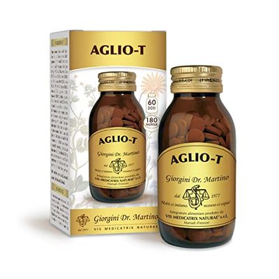 Dr Giorgini AGLIO-T pastiglie - 90 g (pastiglie di aglio per la regolarità della pressione arteriosa, 1000 mg in 3 pastiglie, 60 dosi)