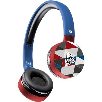 Music Sound | Bluetooth-hörlurar | Färgade Bluetooth-hörlurar med utbytbart huvudband och mikrofon