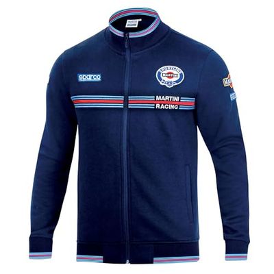 Sparco Martini Racing Tröja Marinblå Standard Unisex Vuxen 42/50 EU, Flerfärgad, 42/50 EU