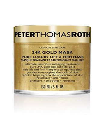Peter Thomas Roth Peter Thomas Roth 24K Gold Pure Luxury Lift and Firm Mask, 5 Ounce Tapones para los oídos 2 Centimeters Negro (Black)