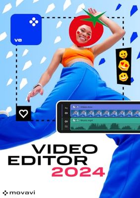 Movavi Video Editor para Mac - Licencia de 1 año | Personal | 1 Dispositivo | MAC | Código de activación Mac enviado por email