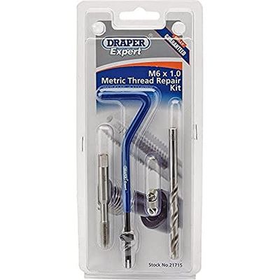 Draper Expert 21714 M5 x 0,8 kit de réparation de filetage métrique, DHCK-A