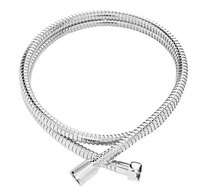 ADOB, Tubo doccia in acciaio INOX, aggraffatura doppia, lunghezza 2,00 m