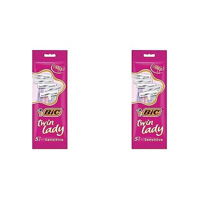 BIC Twin Lady Sensitive Razor - Pack of 10