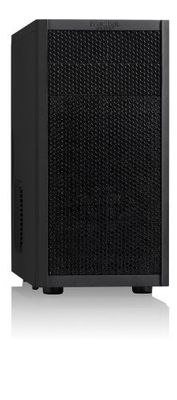 Fractal Design Core 1000 USB 3 - Mini Tower Computer Case - mATX - High Airflow And Cooling - 1x 120mm Silent Fan Included - Brushed Aluminium - Black