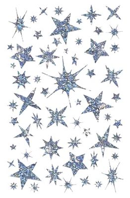 My Mandarine AE238C - Initial, Sach 20 pl 10,5x16cm, Holographiques, Etoiles