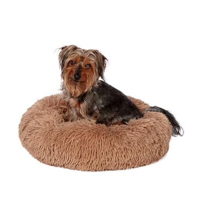 Danish Design Essentials - Cama esponjosa para Perro, Color Beige, Grande, 65 cm, Cama Suave y acogedora para Mascotas, Lavable a máquina
