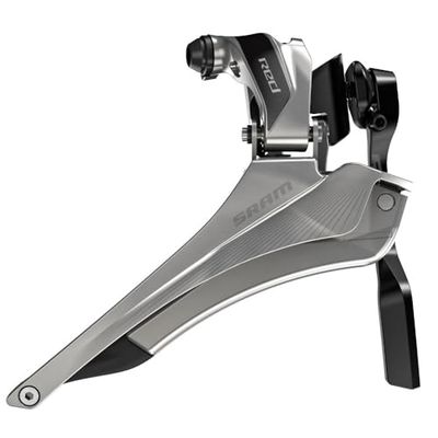 SRAM Front, DESVIADOR Red 2x11V.BRAZE ON YAW C/Protector Caden Unisex, Nero, Taglia Unica