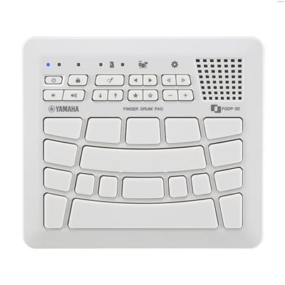 YAMAHA FGDP-30 Finger Drum Pad – Pads Ultra-Sensibles, Sonidos y Efectos Integrados, Pad de Percusión, 39 Kits Preestablecidos, Altavoz Integrado, USB MIDI/Audio, Batería Recargable y Entrada AUX