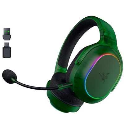 Razer Barracuda X Phantom Green Edition - bezprzewodowego wieloplatformowego zestawu słuchawkowego do gier (285 g, przetwornik TriForce 40 mm, HyperSpeed i Bluetooth) Phantom Green