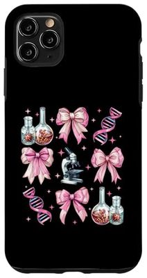 Coquette Bow Biologia molecolare DNA Geni Biologia cellulare Ragazza Custodia per iPhone 11 Pro Max