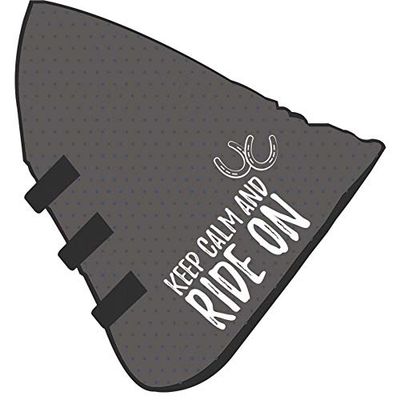 PFIFF 102658 Tour de Cou pour Couverture Anti-Mouches « Keep Calm » Gris COB