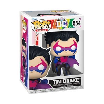 Funko Pop! Heroes: Pride - Robin - Tim Drake - DC Comics- Figurine en Vinyle à Collectionner - Idée de Cadeau - Produits Officiels - Jouets pour Les Enfants et Adultes - Comic Books Fans