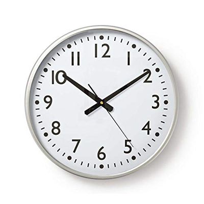 nedis Relógio de parede circular 38 cm de diâmetro NSJFS